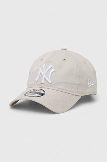 Bavlnená šiltovka New Era šedá farba, vzorovaná, NEW YORK YANKEES