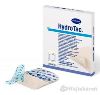 HydroTac krytie na rany penové hydropolymérové impregnované gelom 12,5 x 12,5 cm 10 ks
