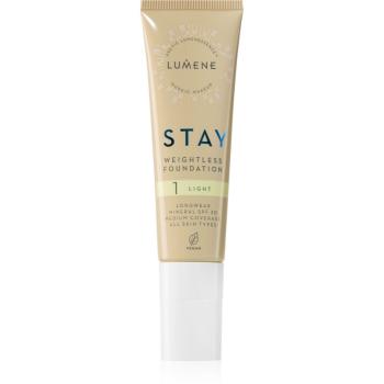 Lumene Stay Weightless tekutý mejkap s matným finišom SPF 30 odtieň 1 Light 30 ml