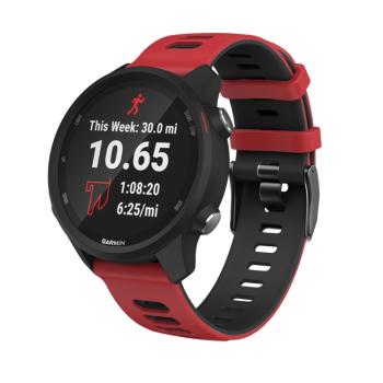 Remienok Garmin Venu 2 / Vivoactive 4 červený-čierny