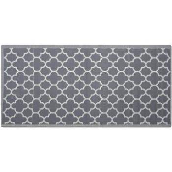 Vonkajší sivý obojstranný koberec 90 × 180 cm SURAT, 122756 (beliani_122756)