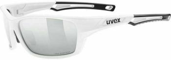UVEX Sportstyle 232 Polarized White Mat/Mirror Silver