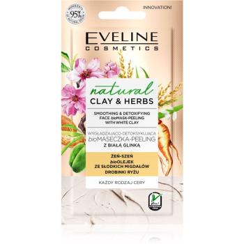 Eveline Cosmetics Natural Clay & Herbs detoxikačná pleťová maska s ílom 8 ml