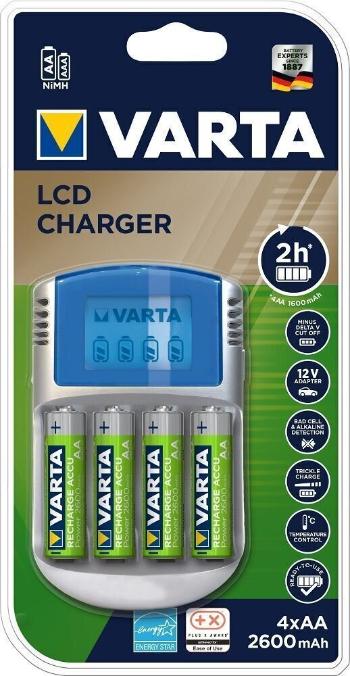 Varta PP LCD Charger 4xAA 2500 R2U& 12V + USB adapter Nabíjačka na batérie