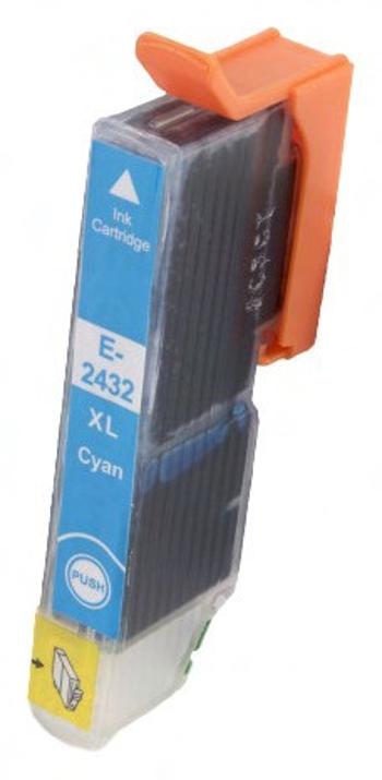 EPSON T2432 (C13T24324010) - kompatibilná cartridge, azúrová, 16ml