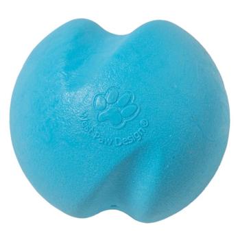 WEST PAW Zogoflex Jive Large Aqua blue hádzacia loptička pre psov 8 cm