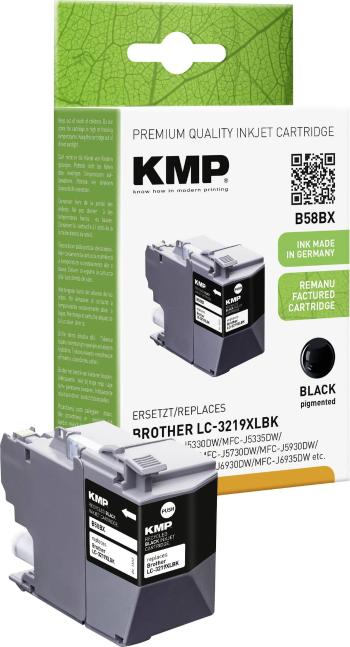 KMP Ink náhradný Brother LC-3219XLBK kompatibilná  čierna B58BX 1537,4001