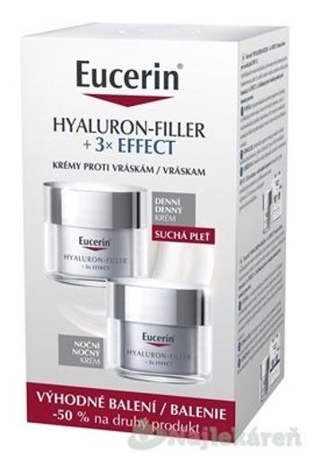 Eucerin Hyaluron Filler denný krém pre suchú pleť 50 ml + nočný krem 50 ml + očný krém 15 ml darčeková sada