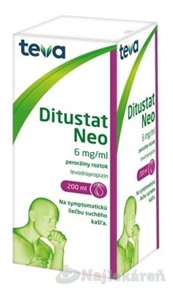 Ditustat Neo sol por (fľ.skl.jantár. + odmerka PP) 200 ml