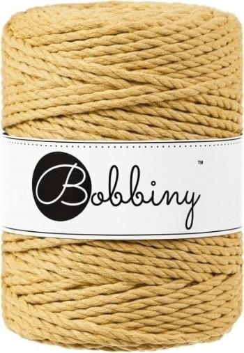 Bobbiny 3PLY Macrame Rope 5 mm 100 m Honey Špagát