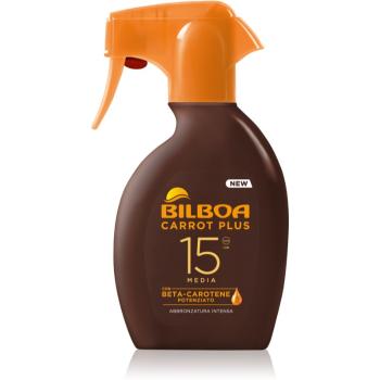 Bilboa Carrot Plus opaľovací sprej SPF 15 250 ml