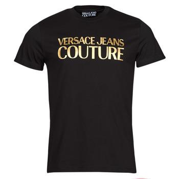 Versace Jeans Couture  Tričká s krátkym rukávom 72GAHT01  Čierna