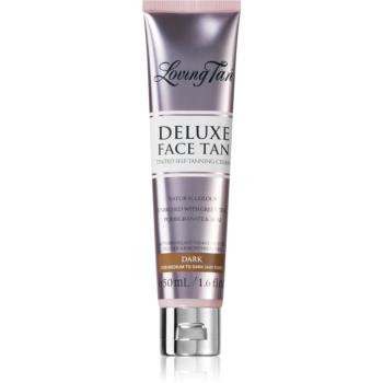 Loving Tan Deluxe Face Tan samoopaľovací krém na tvár odtieň Dark 50 ml