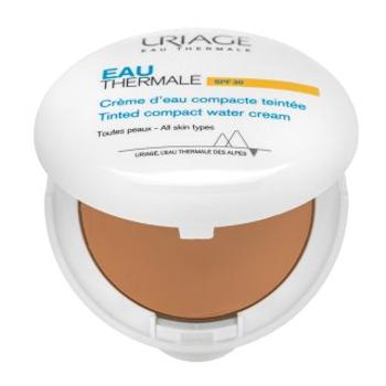 Uriage Eau Thermale Water Cream Tinted Compact SPF30 hodvábny púder pre zjednotenie farebného tónu pleti 10 g