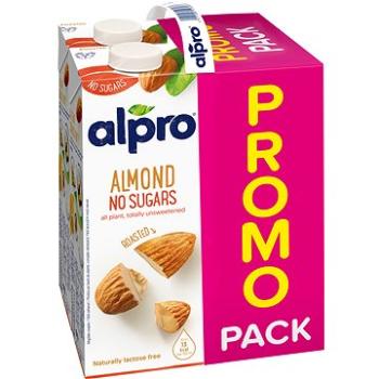 Alpro mandľový nápoj nesladený 4× 1 l (5411188125945)