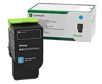 Lexmark 80C0S20, cyan, 2000 str., originálny toner