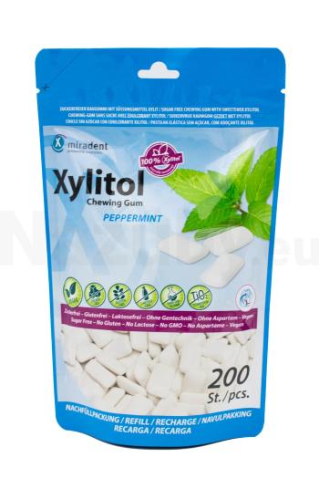 Miradent Xylitol žuvačky PEPPERMINT 200 ks