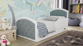 Detská posteľ Ourbaby Queen sivá 200x90 cm