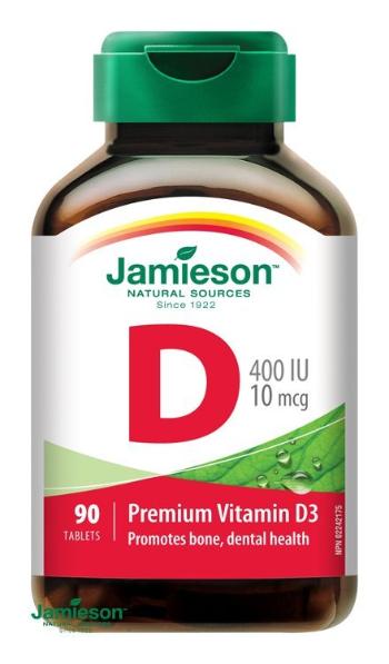 Jamieson Vitamín D3 400 IU 90 tbl.