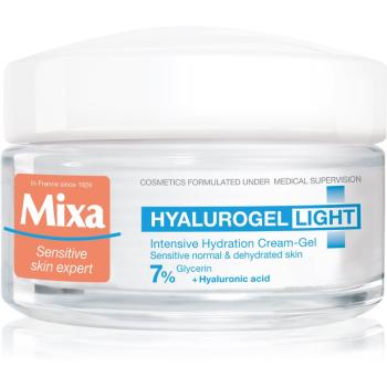 MIXA Hyalurogel Light hydratačný krém na tvár s kyselinou hyalurónovou 50 ml