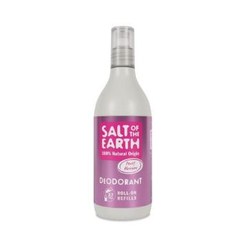 Salt Of The Earth Náhradná náplň do prírodného guličkového dezodorantu Peony Blossom (Deo Roll-on Refills) 525 ml