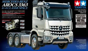 Tamiya 56359 Mercedes Benz Arocs 3363 1:14 elektrický RC model nákladného automobilu BS
