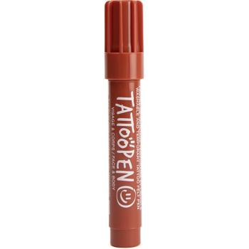 Nailmatic Tattoo Pen tetovacie pero na tvár a telo Brown 1 ks