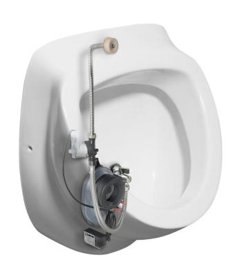 ISVEA - DYNASTY urinál s automatickým splachovačom 6V DC, zakrytý prívod vody, 39x48 cm 10SZ92001-SENSOR