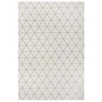 Kusový koberec Flatweave 104835 Cream/Green 80 × 150 cm (278243-106483)