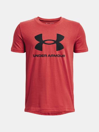 Under Armour UA Sportstyle Logo SS Tričko detské Červená