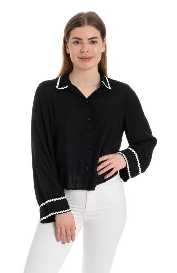 Vero Moda Dámska blúzka VMBUMPY Regular Fit 10300605 Black S