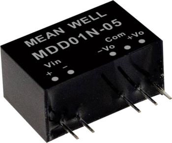 Mean Well MDD01N-15 DC / DC menič napätia, modul   34 mA 1 W Počet výstupov: 2 x
