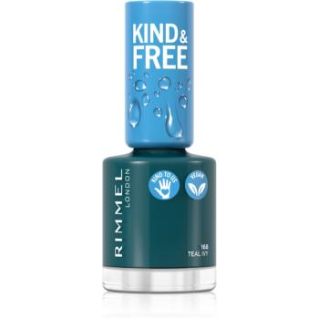 Rimmel Kind & Free lak na nechty odtieň 168 Teal Ivy 8 ml