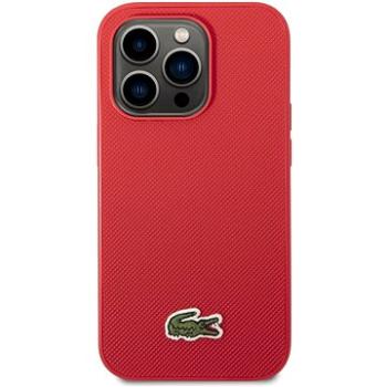 Lacoste Iconic Petit Pique Logo Zadný Kryt na iPhone 14 Pro Red (LCHCP14LPVCR)