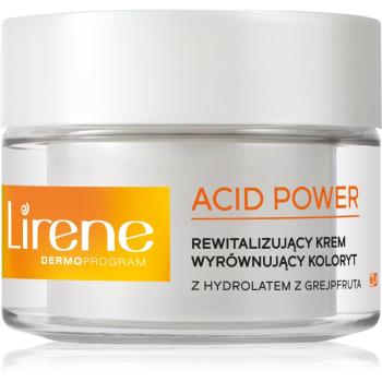 Lirene Acid Power revitalizačný krém pre zjednotenie farebného tónu pleti 50 ml