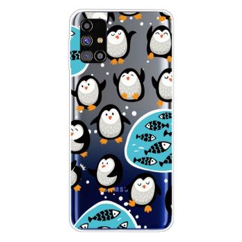 ART Silikónový kryt Samsung Galaxy M31s PENGUIN