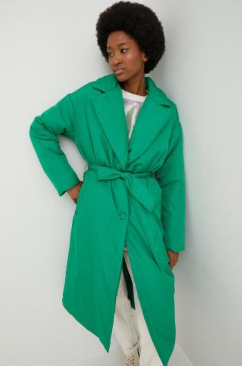 Bunda Answear Lab dámska, zelená farba, zimná, oversize