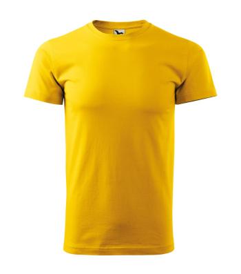 MALFINI Tričko Heavy New - Žltá | XL