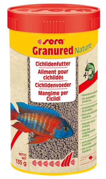 Sera Granured Nature základné granulované krmivo pre africké cichlidy 250ml