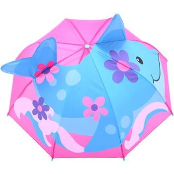 GOLD BABY detský dáždnik Pink Shark (722777604891)