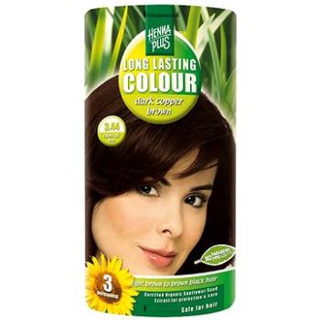 HENNAPLUS Prírodná farba na vlasy TMAVO MEDENÁ HNEDÁ 3.44, 100 ml (8710267491627)