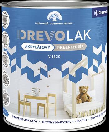 DREVOLAK V 1220 - Vodou riediteľný lak na drevo bezfarebný lesklý 0,6 L