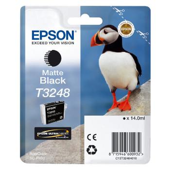 EPSON T3248 (C13T32484010) - originálna cartridge, matne čierna, 14ml