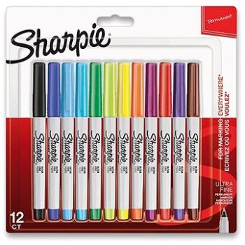 SHARPIE UltraFine 0,5 mm, 12 farieb (3026980654085)