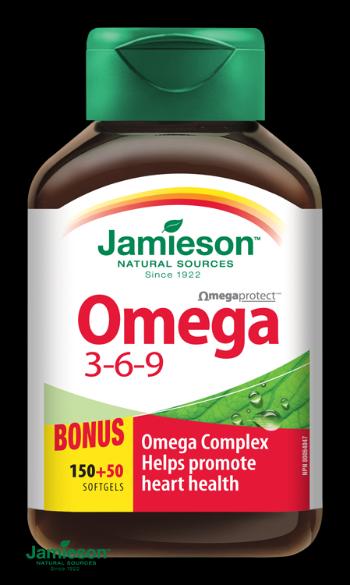 Jamieson Omega 3-6-9 200 kapsúl