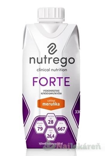 Nutrego FORTE s príchuťou marhuľa, 12x330ml