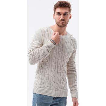 Ombre  Vesty bez rukávov/Cardigany Pánsky sveter - biela E195  viacfarebny