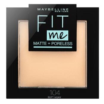 Maybelline Fit Me! Powder Matte + Poreless 104 Soft Ivory púder so zmatňujúcim účinkom 8,2 g