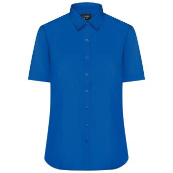 James & Nicholson Dámska košeľa s krátkym rukávom JN679 - Kráľovská modrá | S