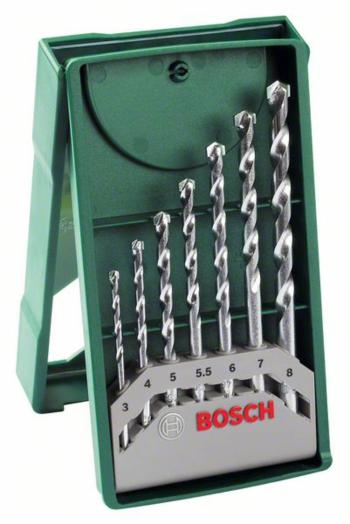 Bosch Accessories Promoline 2607019581  sada špirálových vrtákov do kameňa 7-dielna 3 mm, 4 mm, 5 mm, 5.5 mm, 6 mm, 7 mm